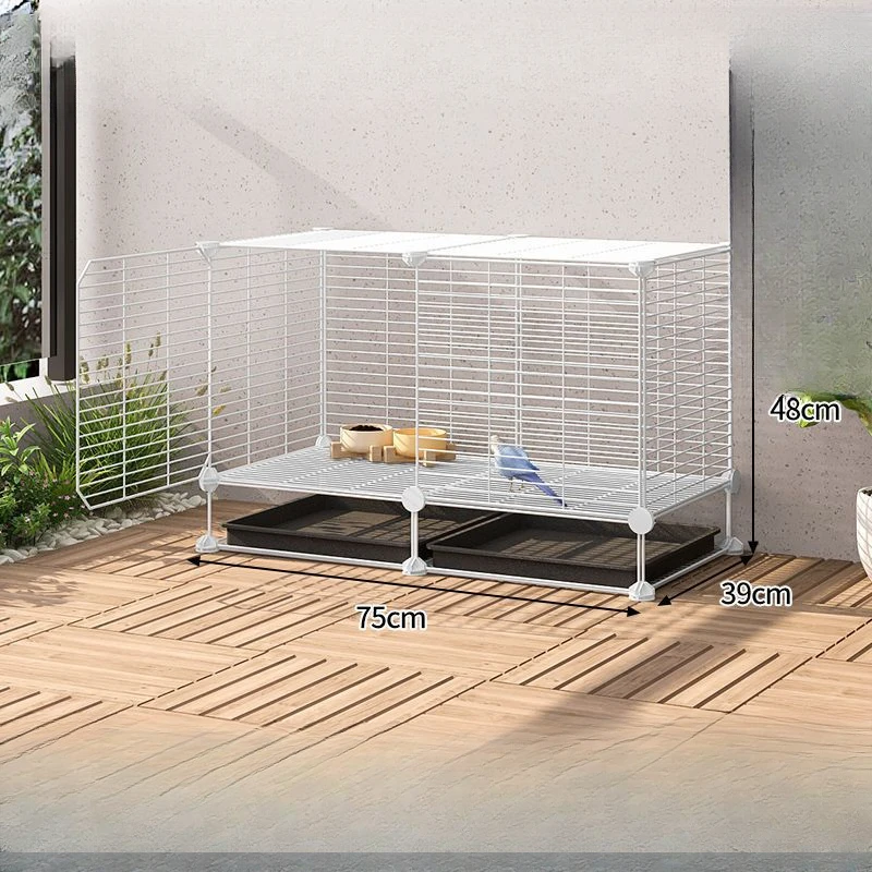 Quail Breeding Luxury Bird Cage Parrot Large Villa Budgie Bird Cage Habitat Portable Oiseaux Accessoires Pet Products RR50BC