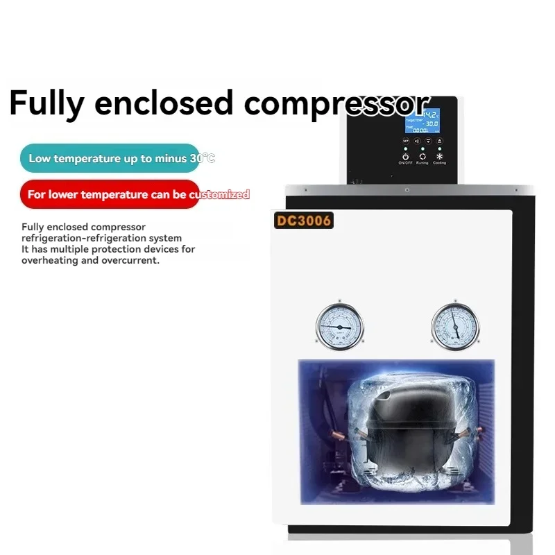High-Precision Laboratory Low-Temperature Constant-Temperature Bath with Heating and Cooling Circulation