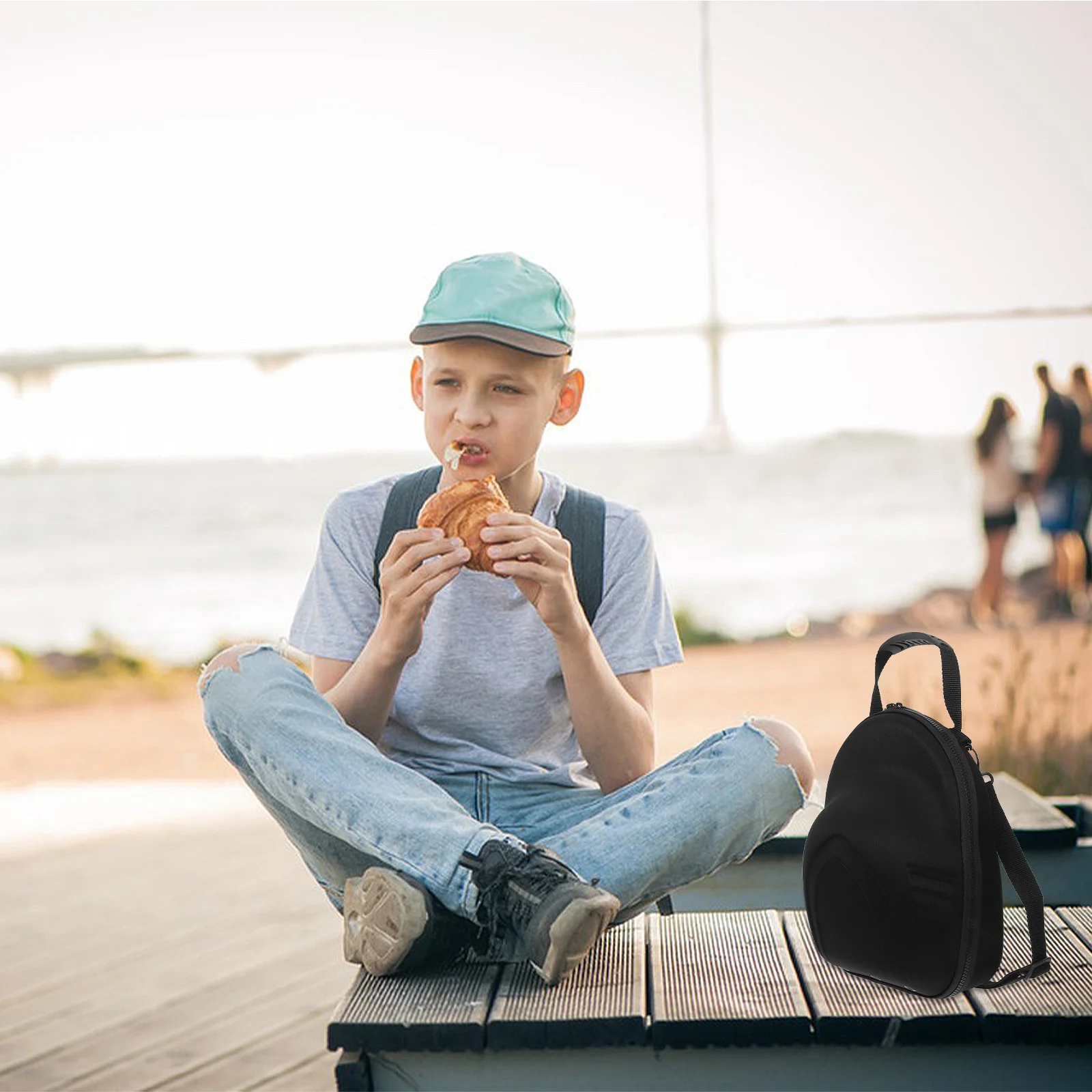 

Baseball Hat Hard Eva Case Portable Shock-Absorption Travel Cap Carrier Organizer Storage Box Hat Travel Bag Hard Eva Caps Case