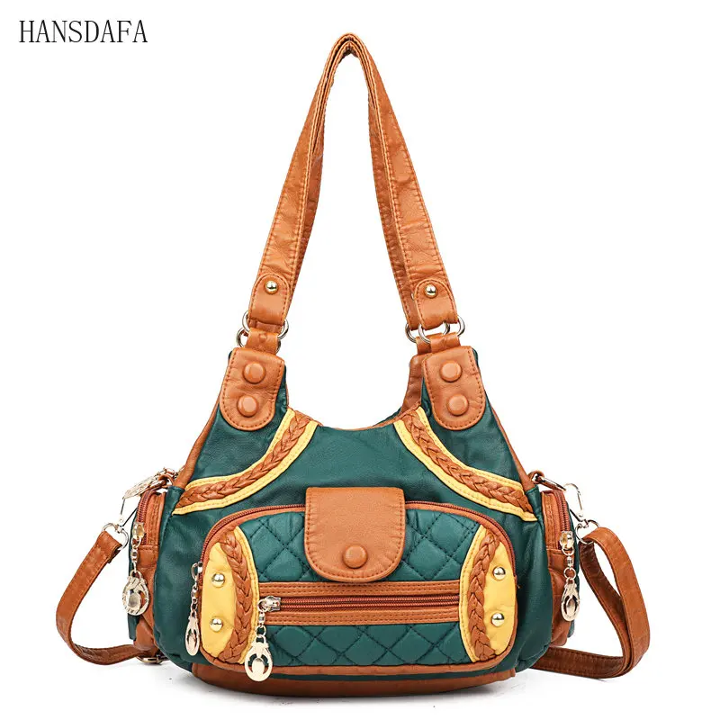 Women Handbags High Quality Soft PU Leather Women\'s Bag Designer Women Shoulder Tote Bag New Fashion Luxury Female Messenger Bag