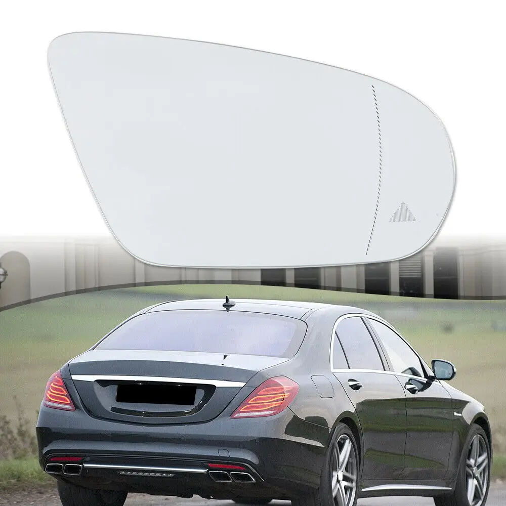 

Для Mercedes-Benz C E S GLC Class W205 W222 W213 X253 2014 2013-2021 Стекло зеркала заднего вида с боковой дверью и подогревом слепых зон