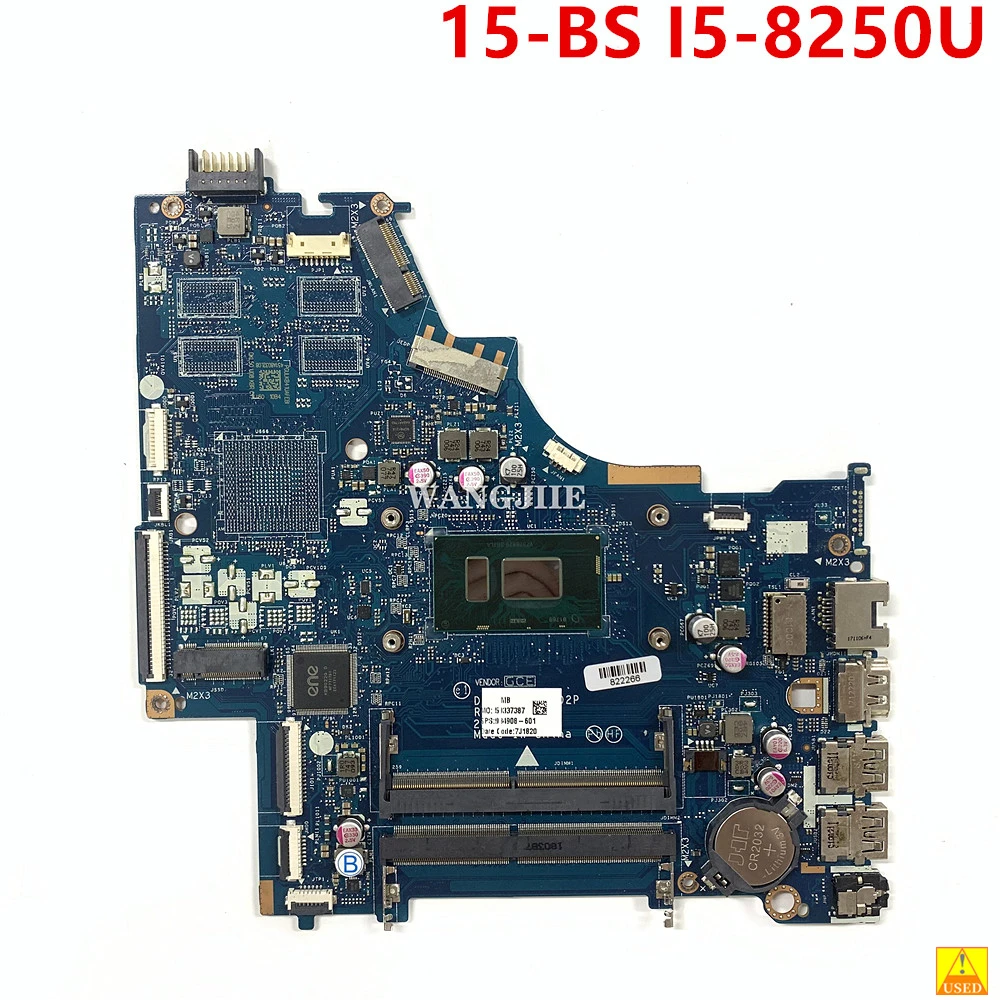 For HP 15-BS Laptop Motherboard 934908-601 934908-001 DKL50 LA-E802P With I5-8250U 1.6GHz CPU DDR4 100% Working