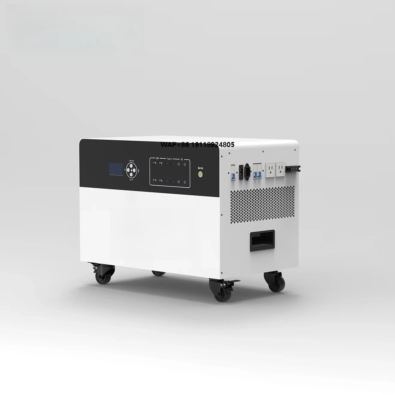 ESS Portable Solar Power Station All-in-one 2.56KWH 1500W Battery 110VAC 220VAC Optional