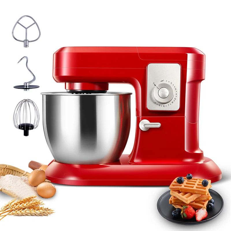 

New Trade Electric Commercial Cake Bread Cream Dough Food Stand Mixer Spiral Mixing Machine Dough Mixers