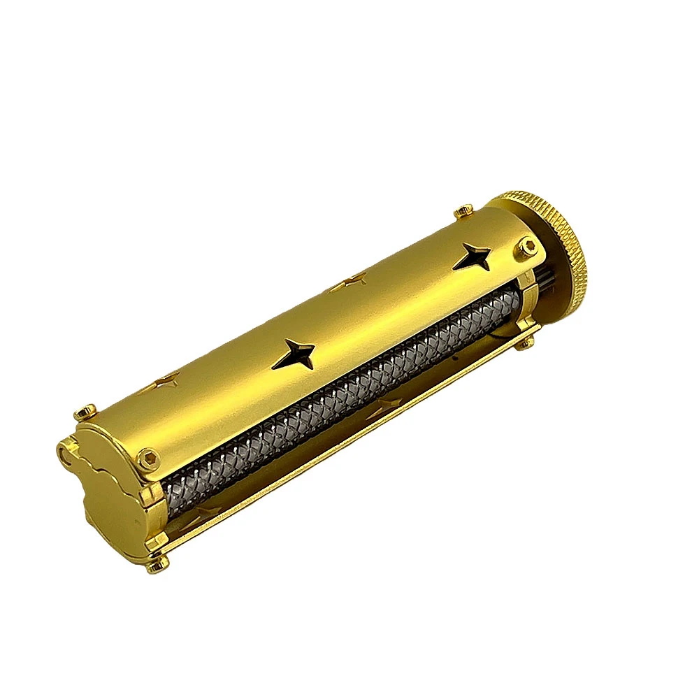 ø6.0mm Roll Filters Slim Manual Cigarette Rolling Machine Solid Brass Shell & Steel Roller Handheld Tobacco Roller for 78mm Roll