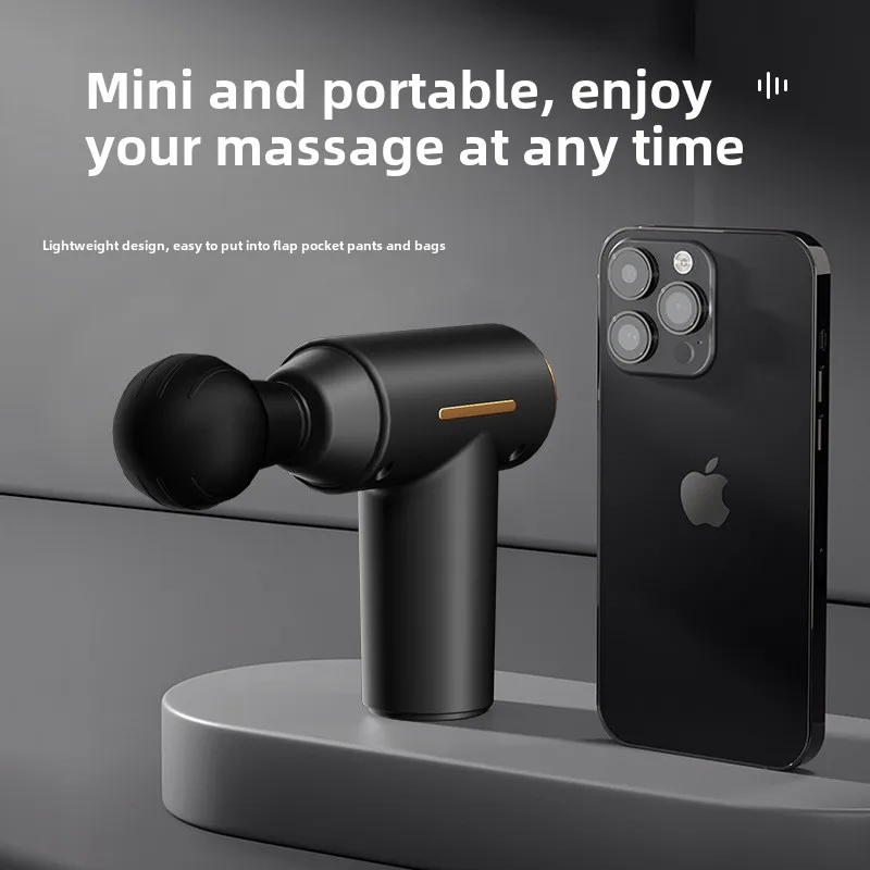 กล้ามเนื้อมินินวดสีชมพูปืนเนื้อเยื่อลึกมือถือนวดบําบัด Fascia นวดปืนนวดมือถือเนื้อเยื่อลึก