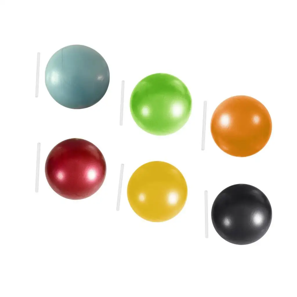 Small Pilates Ball Anti Burst 9 inch Heavy Duty Ball Yoga Ball for Working Out Stretching Home Gym Balance Improves Balance