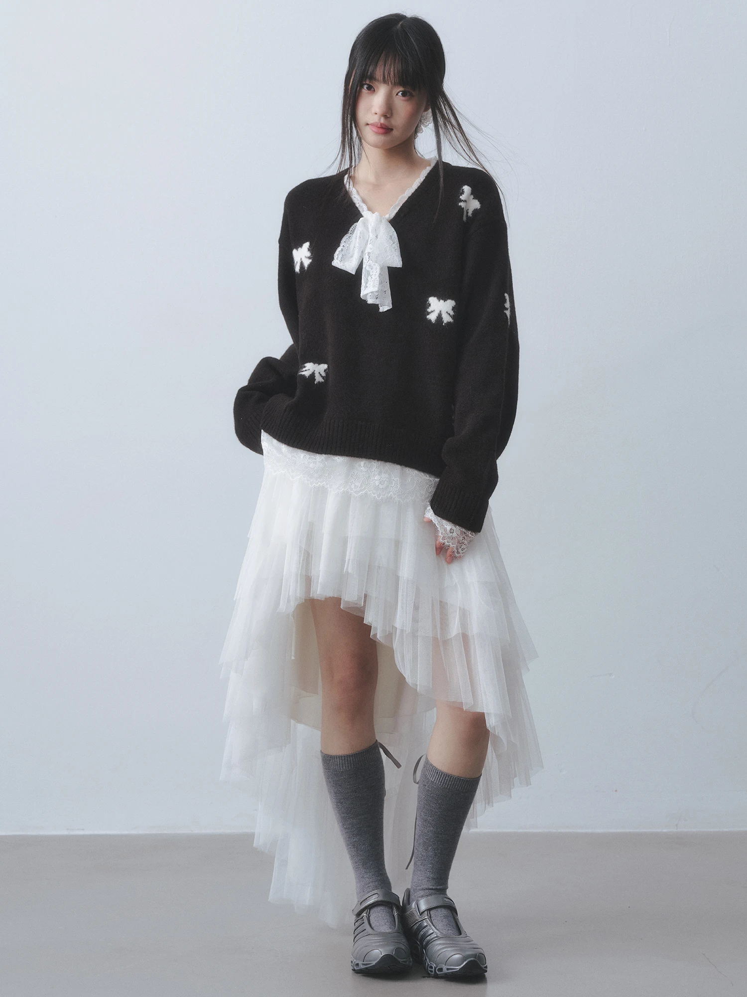 

Cloud Layered Thousand Layered Sweet Cool Fairy White Me Skirt Puffy Multi Layered f Skirt Romantic Sle High Waist Pol...