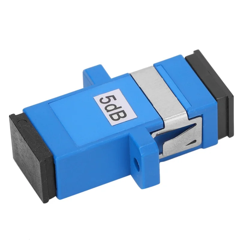 5pcs SC UPCSC UPC5DB Fiber Optical Connector Single Mode Optical Coupler Attenuator