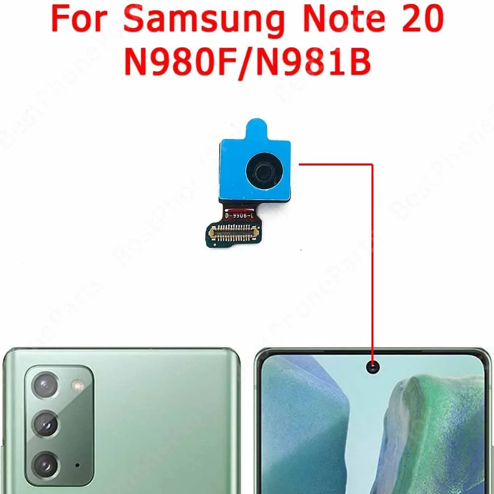 Front Camera For Samsung Galaxy S20 FE S21 Plus S20+ S21+ Note 20 Ultra Facing Frontal Selfie Camera Module Parts