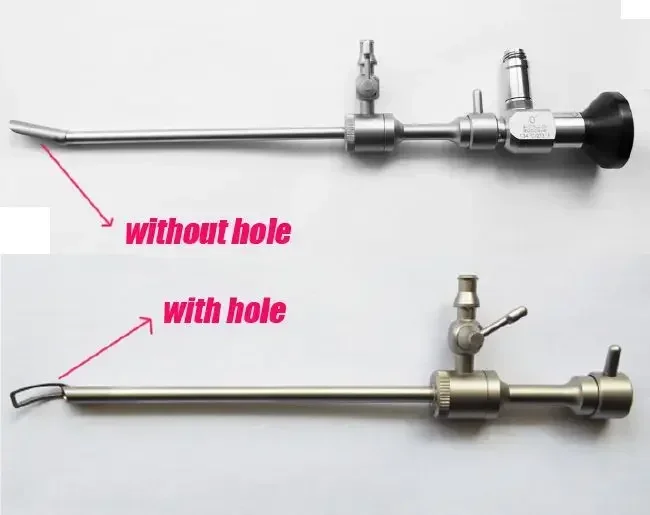 Endoscope sheath for brow lift surgery (Upturned) with hole&without hole