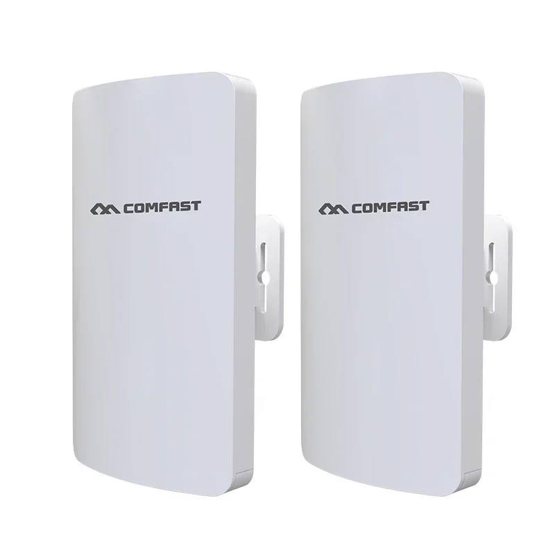 Comfast 2pcs 3KM Long Range Outdoor CPE 5GHz 300Mbps Wireless Repeater Extender Access Point AP WiFi Bridge Client Router