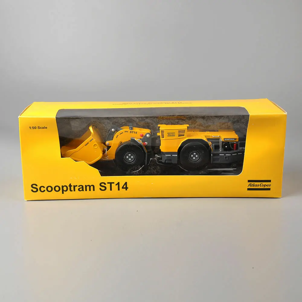 Atlas Copco Scooptram ST14 Underground Loader 1/50 Scale DieCast Model New Box