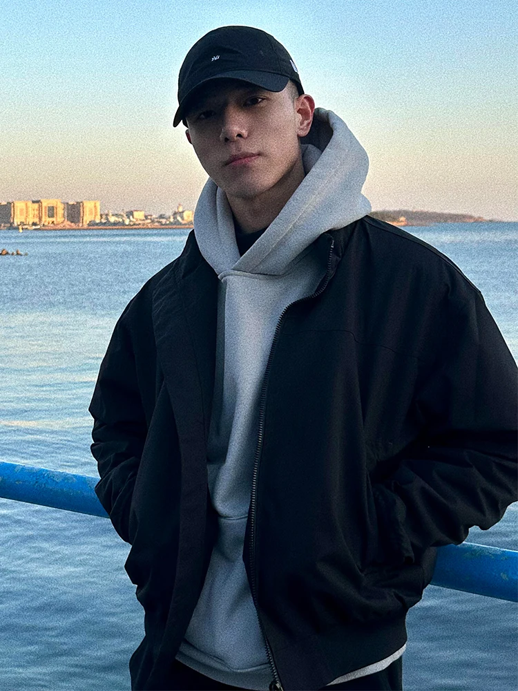 

Мужская куртка-бомбер Bla American Sle Pilot Jaet, весна-осень, с воротником-стойкой, в стиле бейсбольной формы, молодежная мода