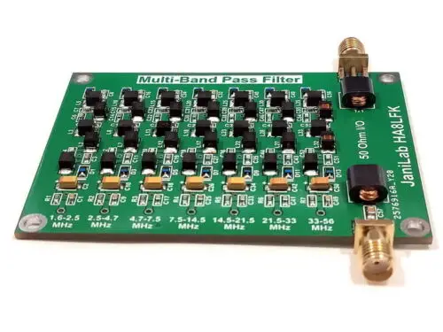 Multi Band Pass Filter HF+6m for HAM Transceiver Receiver