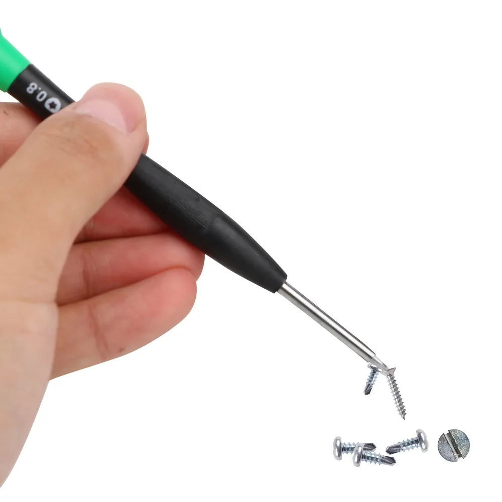 DIYWORK-Magnetic Screwdriver Set, Phone Repair Tool para Relógio e Relógio, Precision Screw Driver, Ferramentas de Manutenção, 8 PCs/Set