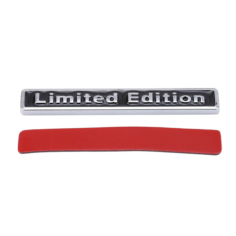 3D Chrome Metal Sticker Car Accessories Sticker Limited Edition Badge Car Decal Sticker For Car Styling Word Letter Sticker