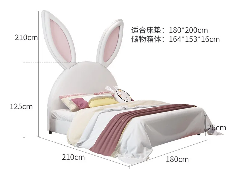 #Hot Sales Design Bedroom Furniture Bedroom Set Kid's Bed Pink Princess Kids Girls Bed Set Furniture for Beautiful Bedroom