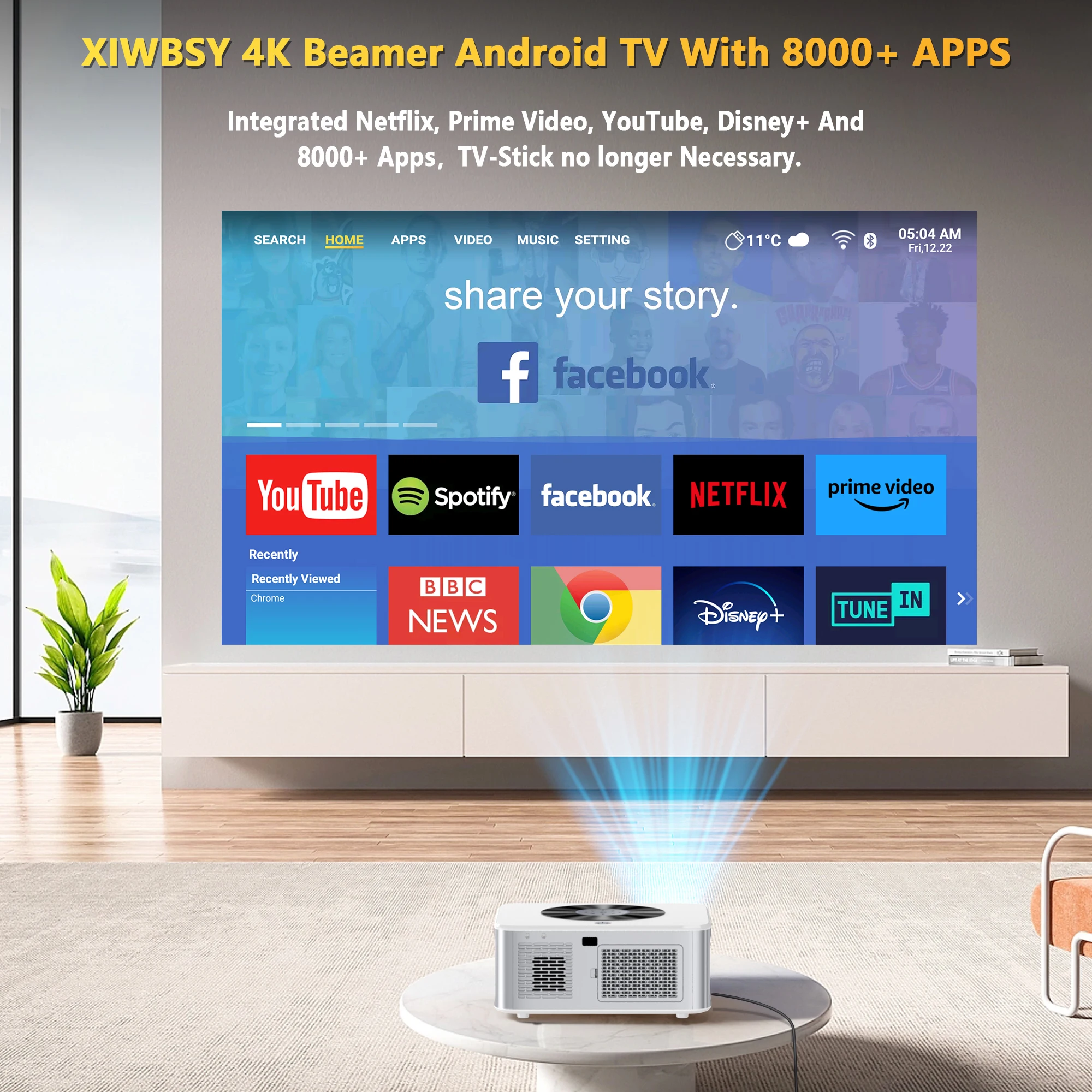 Рисунок 2 - XIWBSY 2025 умный проектор 30000