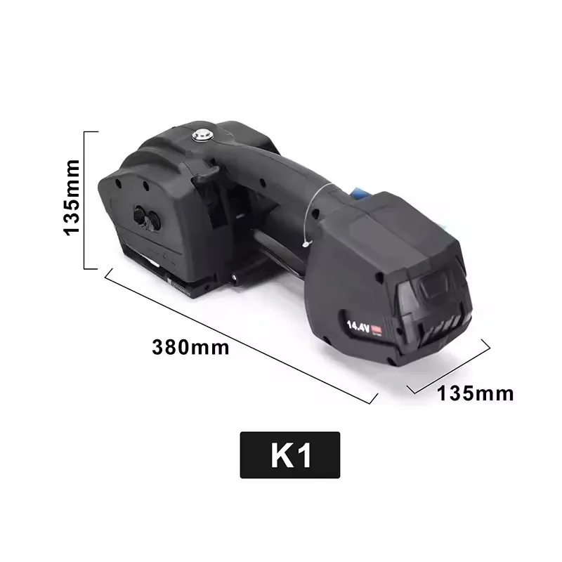 

V2-k1 Battery Powered Q2 Automatic PP Belt One Button Friction Welding Carton Box Strapping Machine Core Components Pump Paper