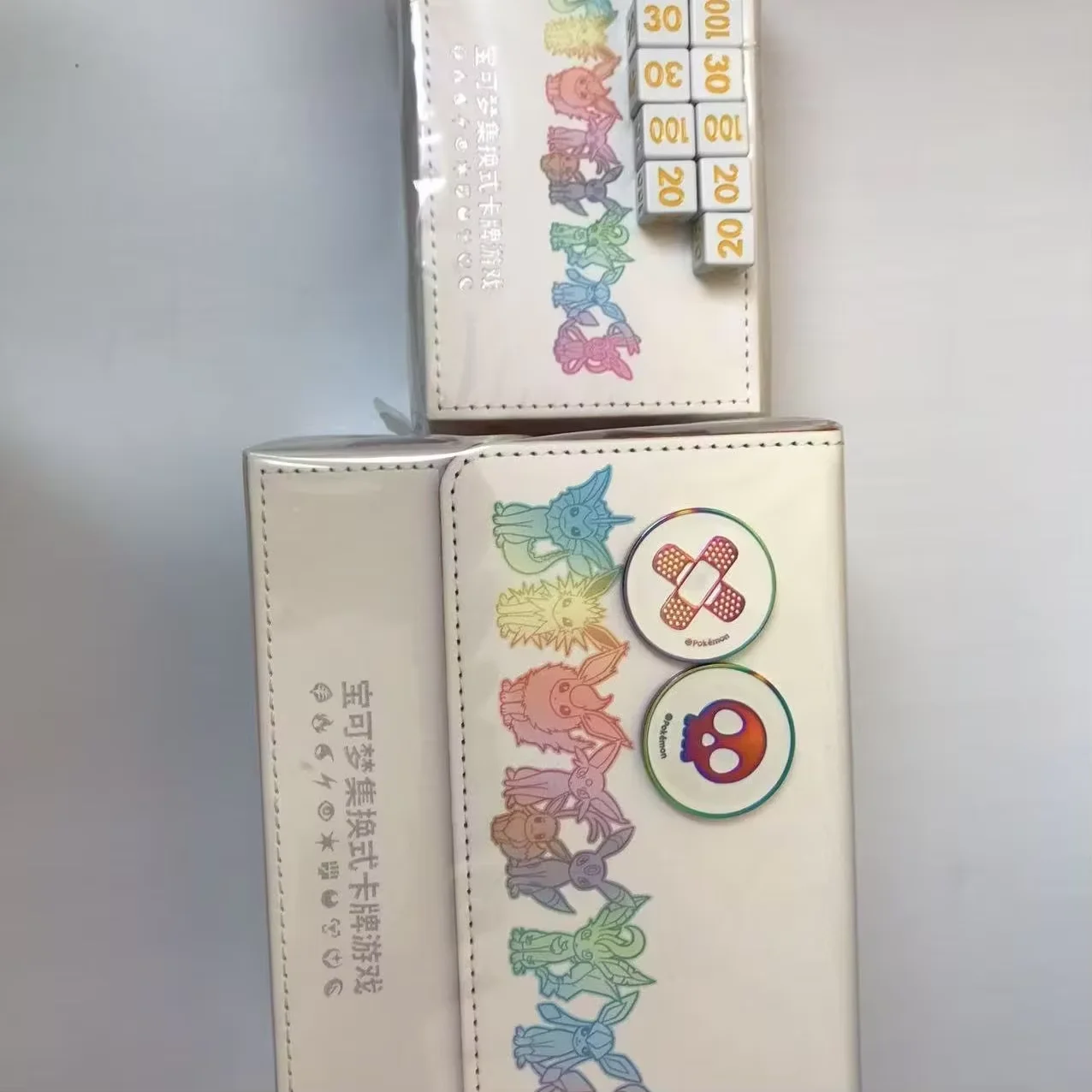 Op voorraad Eevee Advanced Gift Box Eevee Game Peripherals Card Box Indicator Box Ptcg Card Collection Hobby Bureau Verjaardag Speelgoed Cadeau - afbeelding 1