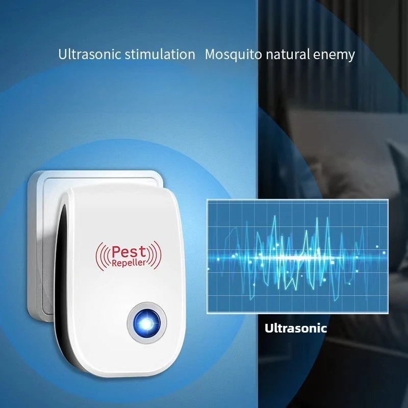 Plug-in Electronic Ultrasonic Pest Repellent – Mosquito, Mice, Insect & Ant Repellent – Plug & Play Household Pest Control