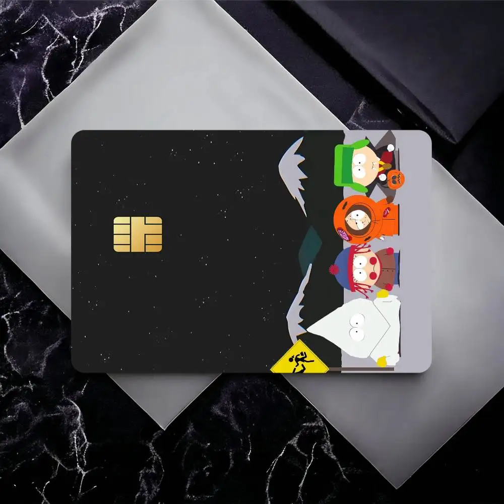 Cartoon S-South Park Credit Card Skin Stickers for Bank Card Bus Metro Card Sticker Waterproof Gift