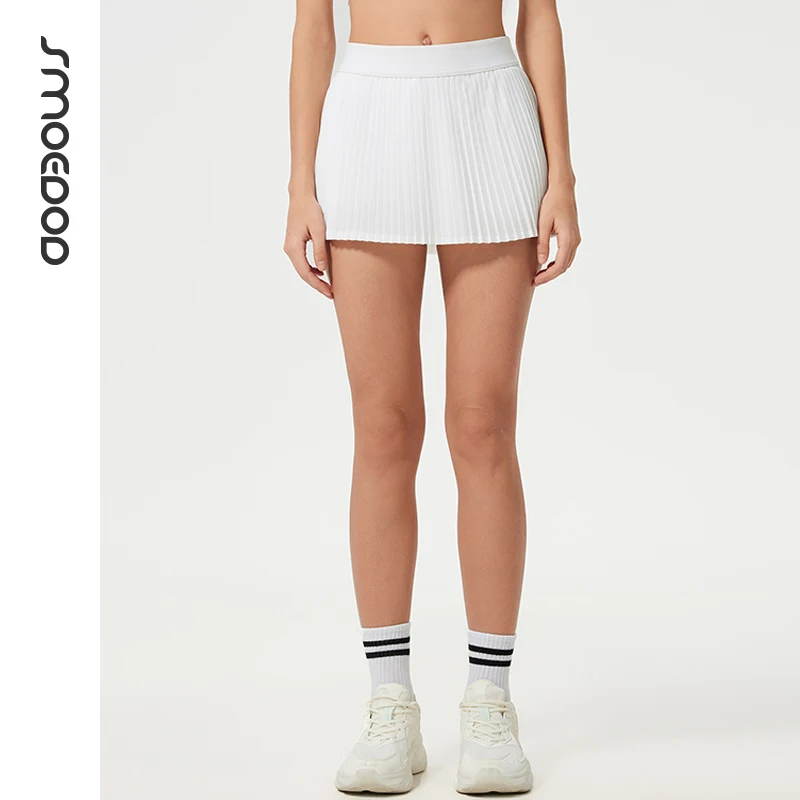 

Women's High Waist A-Line Shorts Skirt Set, Sporty Running & Gym Wear, Breathable Fabric, Comfort Fit, All Season Use 6631