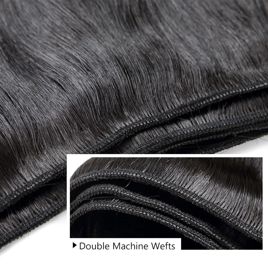 Bone Straight Human Hair Bundles 30 Inch Brazilian Weave Hair 3/4 Pieces For Black Women Bundles Straight Remy Hair Extensions