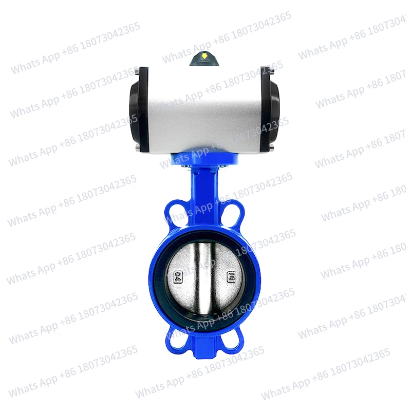 

Pneumatic Butterfly Valve D671X-10/16 Wafer Type Spherical Lnk 304 Stainless Steel Quick Shut-Off Valve DN40/50/65/80/100-300