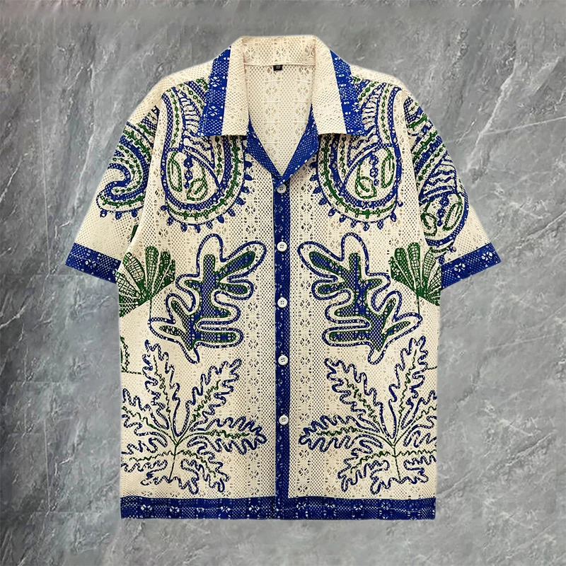 

Paisley Shirt Men See Through Sexy Shirt Long Sleeved Shirt For Men Dress Shirt Camisa Hombre 2026 Fashion Club Party Men Shirt