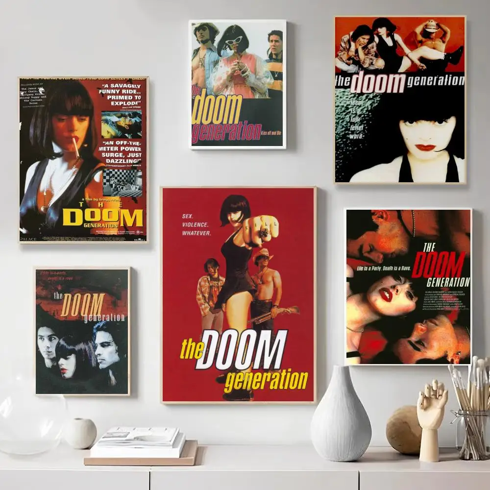 Crime movie T-The Doom Generation Poster Wall Art Print Poster for Bedroom Living Room Home Decor Gift Artwork