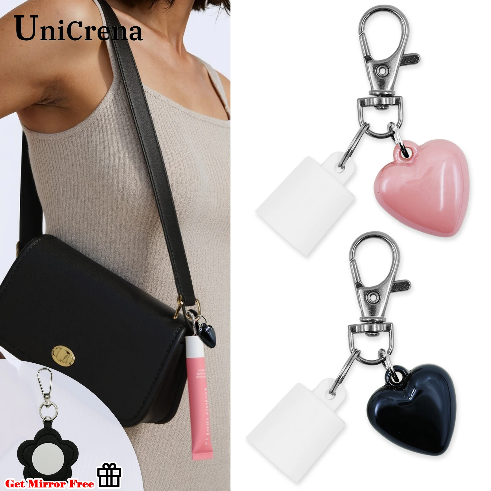 

UniCrena Lip Balm Keychain Cap for Summer Fridays 0.5oz/15g Lip Gloss Key Chain Cap Holder Aquaphor 0.35oz/10ml Lip Repair Stick