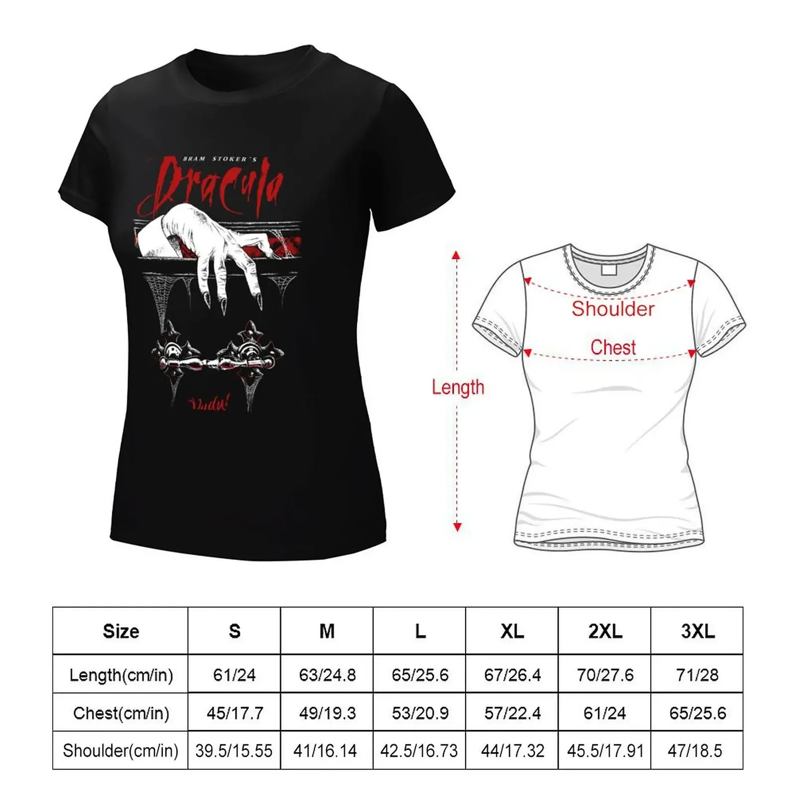 Dracula T-shirt aesthetic clothes summer clothes graphic t-shirts for Women