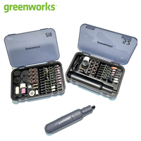 Greenworks Mini Grinder 52pcs +216 Accessories Electric Grinding Engraving Cordless Variable Speed Lithium Battery Power Tools