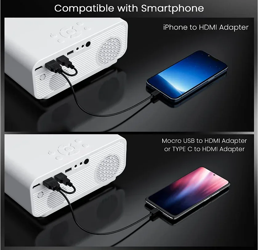 

Native 1920x1080P Full HD BT 5G 2.4G WIFI Projector LED LCD Mini Portable Movie Home Theater Projectors Indoor Outdoor