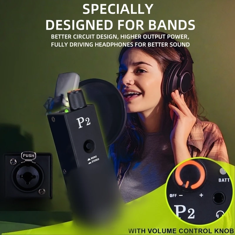 P2 Headphone Amplificador, Amplificador