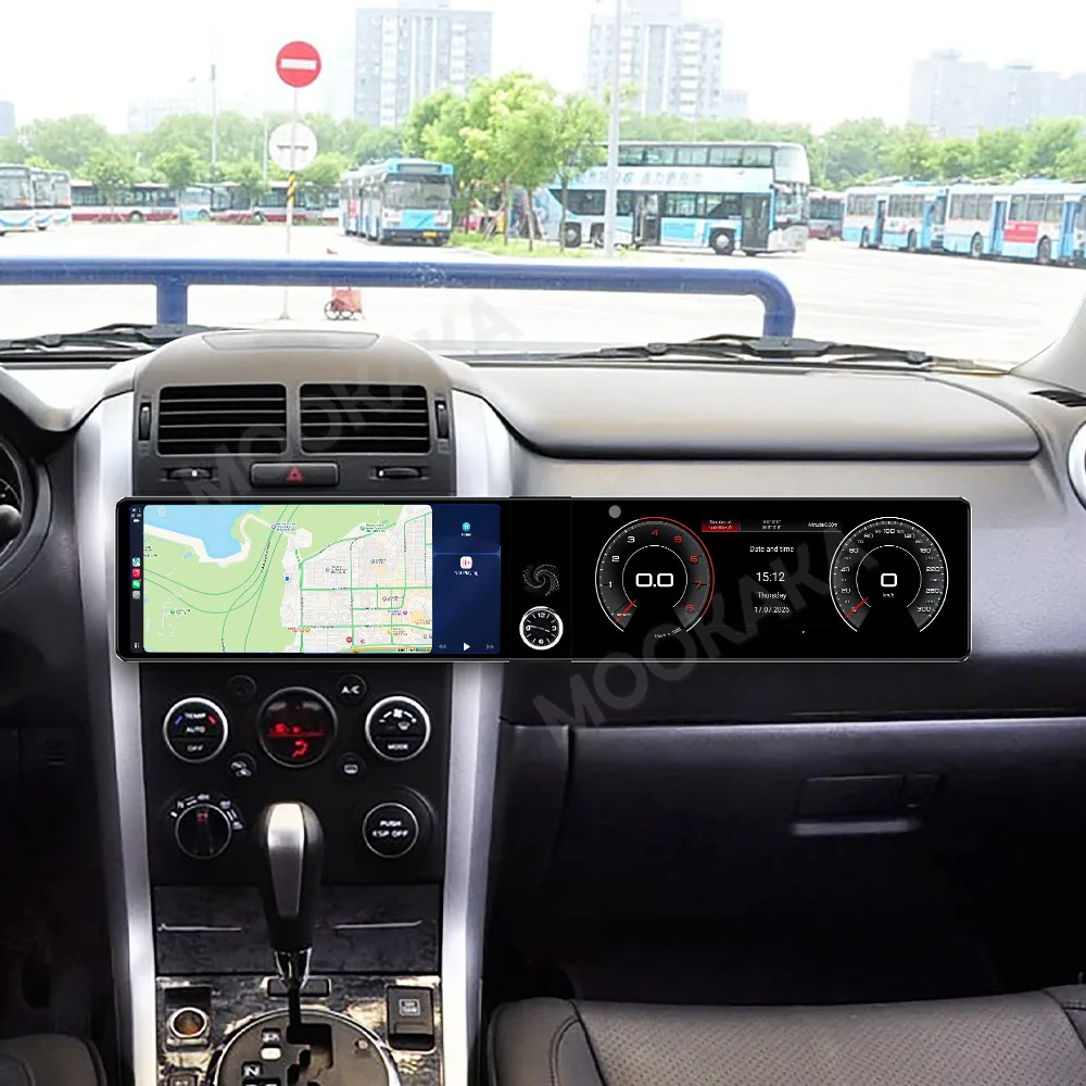 Android Radio For Suzuki Grand Vitara 2005-2014 Dual Screen GPS Multimedia Navigation Car Stereo Receiver player IPS Head Unit