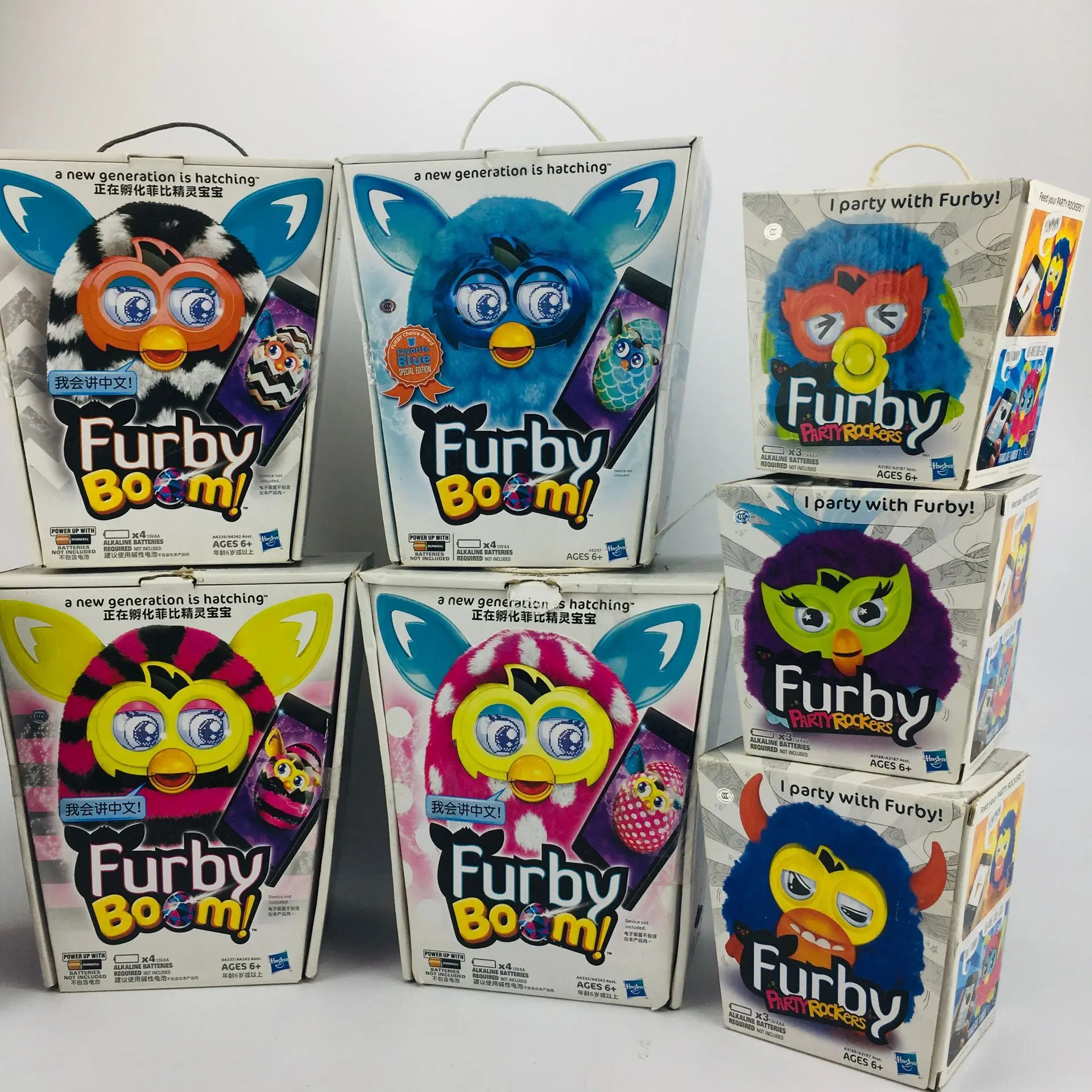 Ban Đầu Furby Đảng Đá Âm Nhạc Mềm Đồ Chơi Điện Tử Thú Cưng Búp Bê Nói Tương Tác Đồ Chơi Nhồi Bông Hình Thú Đáng Chơi Bé Trai