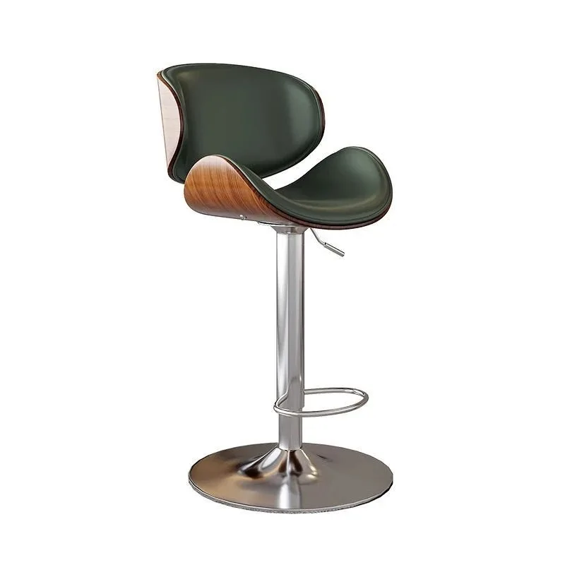 Bar chair lift rotation modern simple backrest bar stool home front desk bar chair fashion high stool