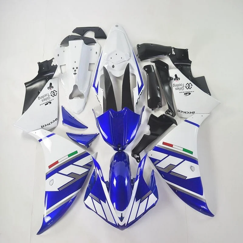 

Комплекты на весь корпус для YAMAHA YZFR1 2009-2014 синий черный белый обтекатель из АБС-пластика Высокое качество YZF R1 09 10 11 12 13 14