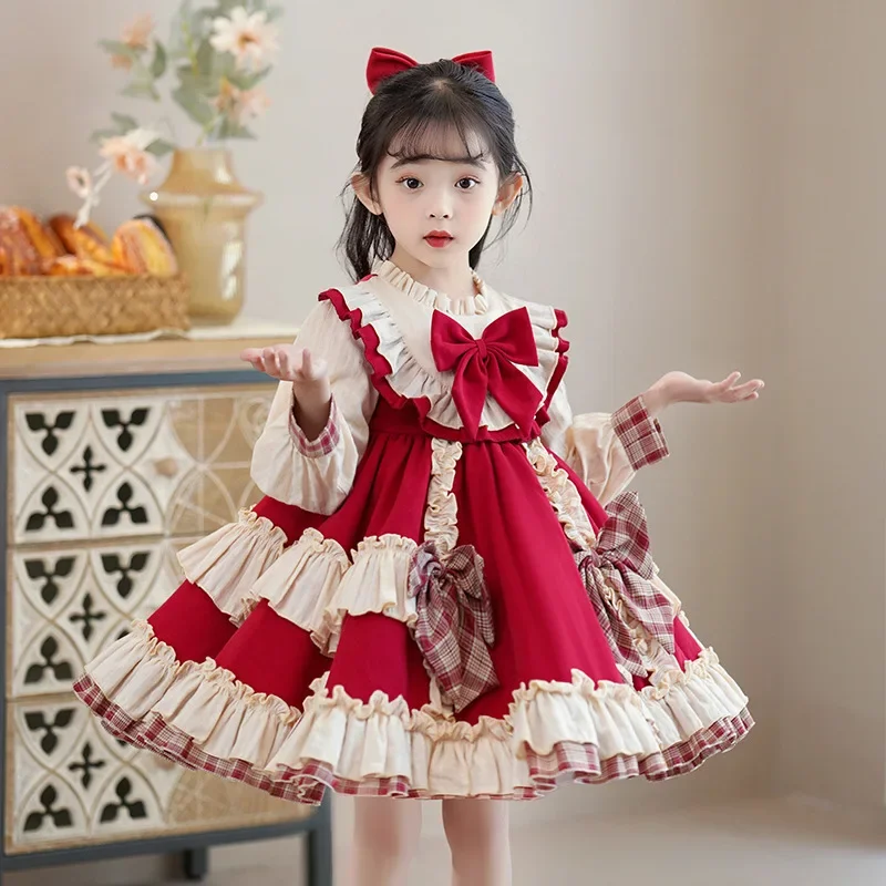 Vestidos Toddler Baby Girl Infant Princess Lace Tutu Dress Wedding Kids Party Dress Children Birthday Prom Navidad Lolita