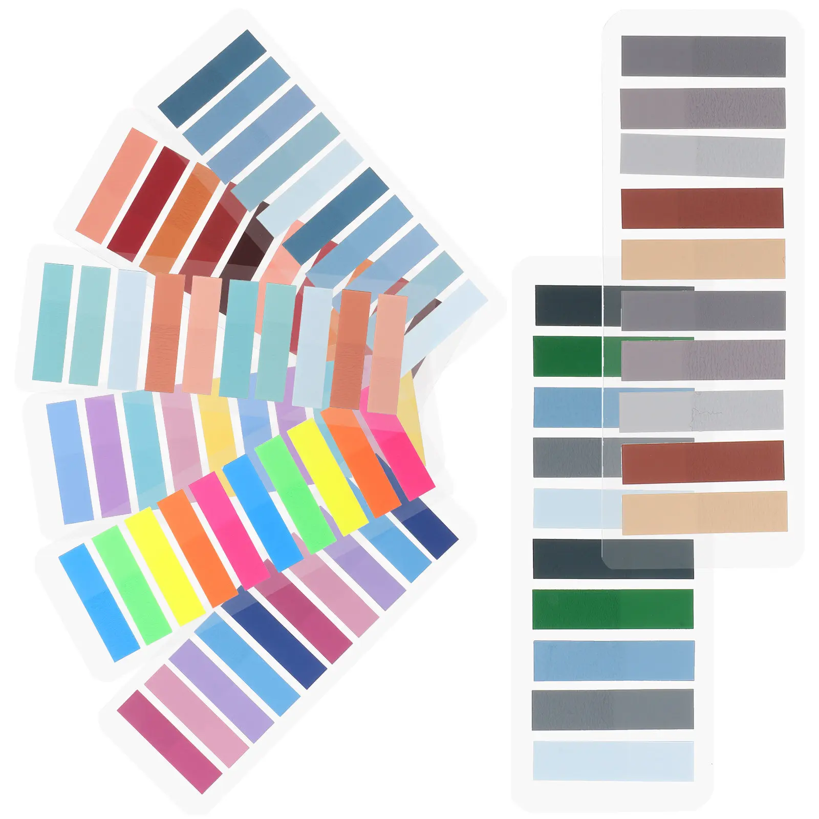 

1600Pcs Colored Sticky Index Tabs Book Reading Strips Page Markers for Notes Files Classification Convenient Peel and Stick