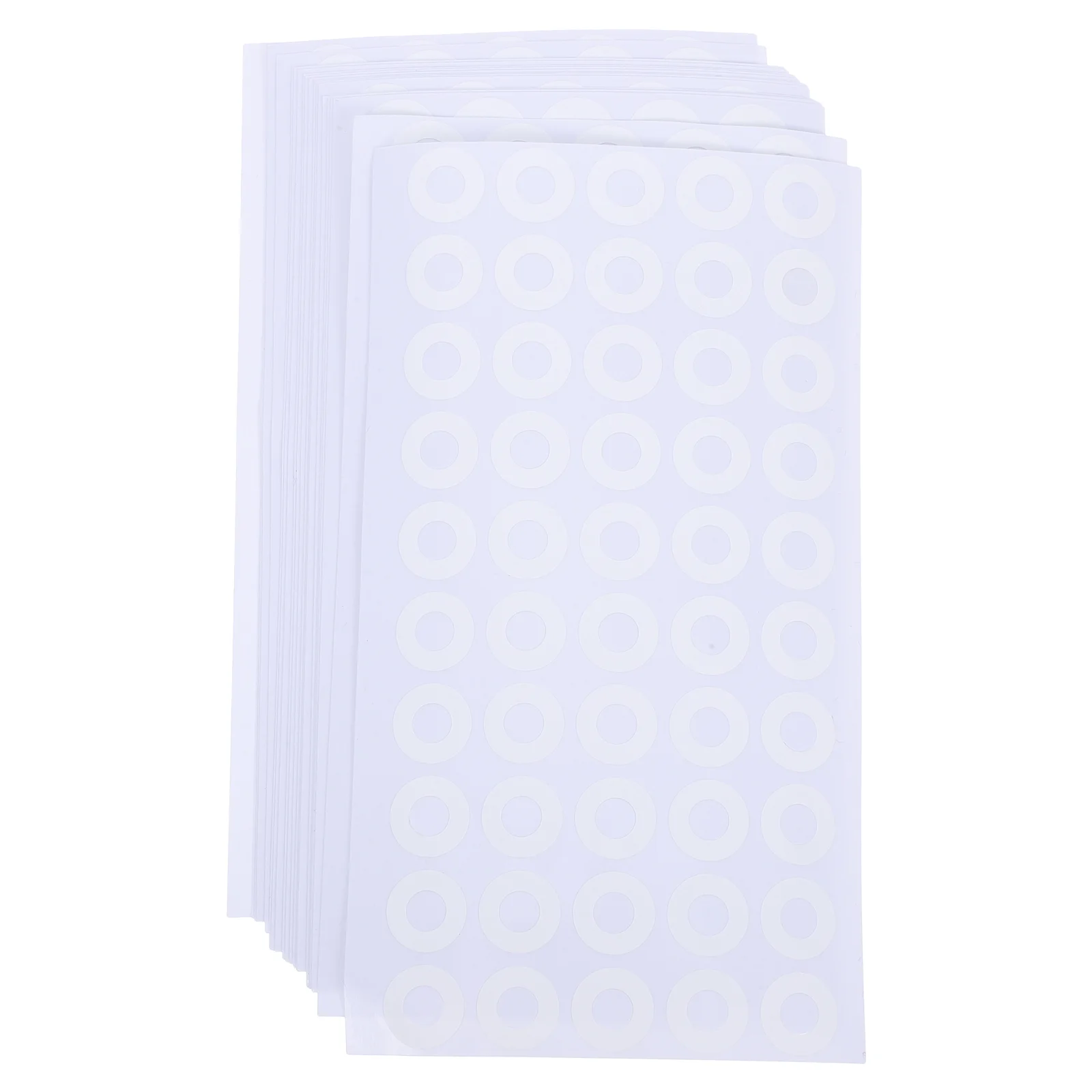 1000 Pcs Loose-leaf Round Hole Stickers Tabs Blank Labels for School Waterproof Punch