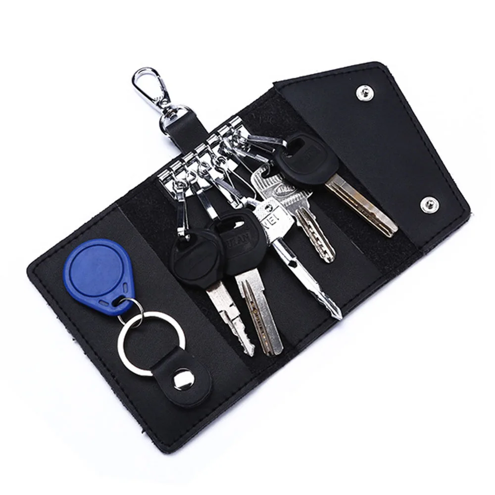 Marfino Genuine Leather Key Wallets For Woman Men Unisex Luxury Designer Organizer Housekeeper Car Keychain Case