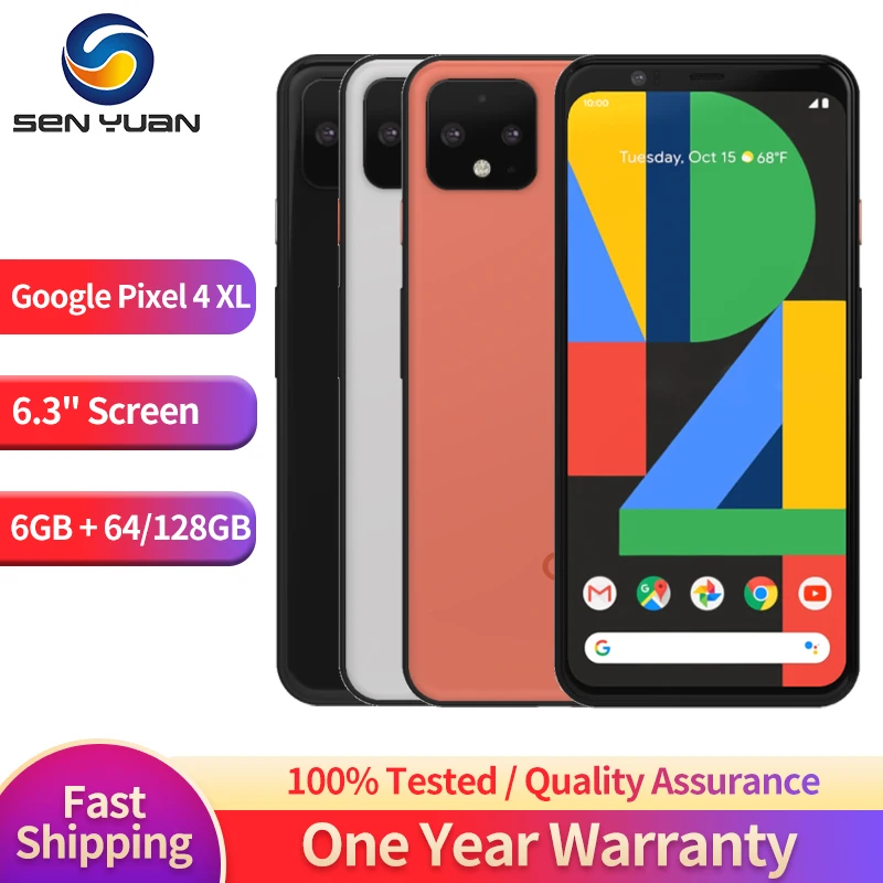 Google-Téléphone portable Pixel 4 XL, Snapdragon FACE ID, Octa Core, 4G Permanence, Original, Goointerdit Pixel 4, 6.3 ", 6 Go de RAM, 64 Go, 128 Go, Dean NDavid