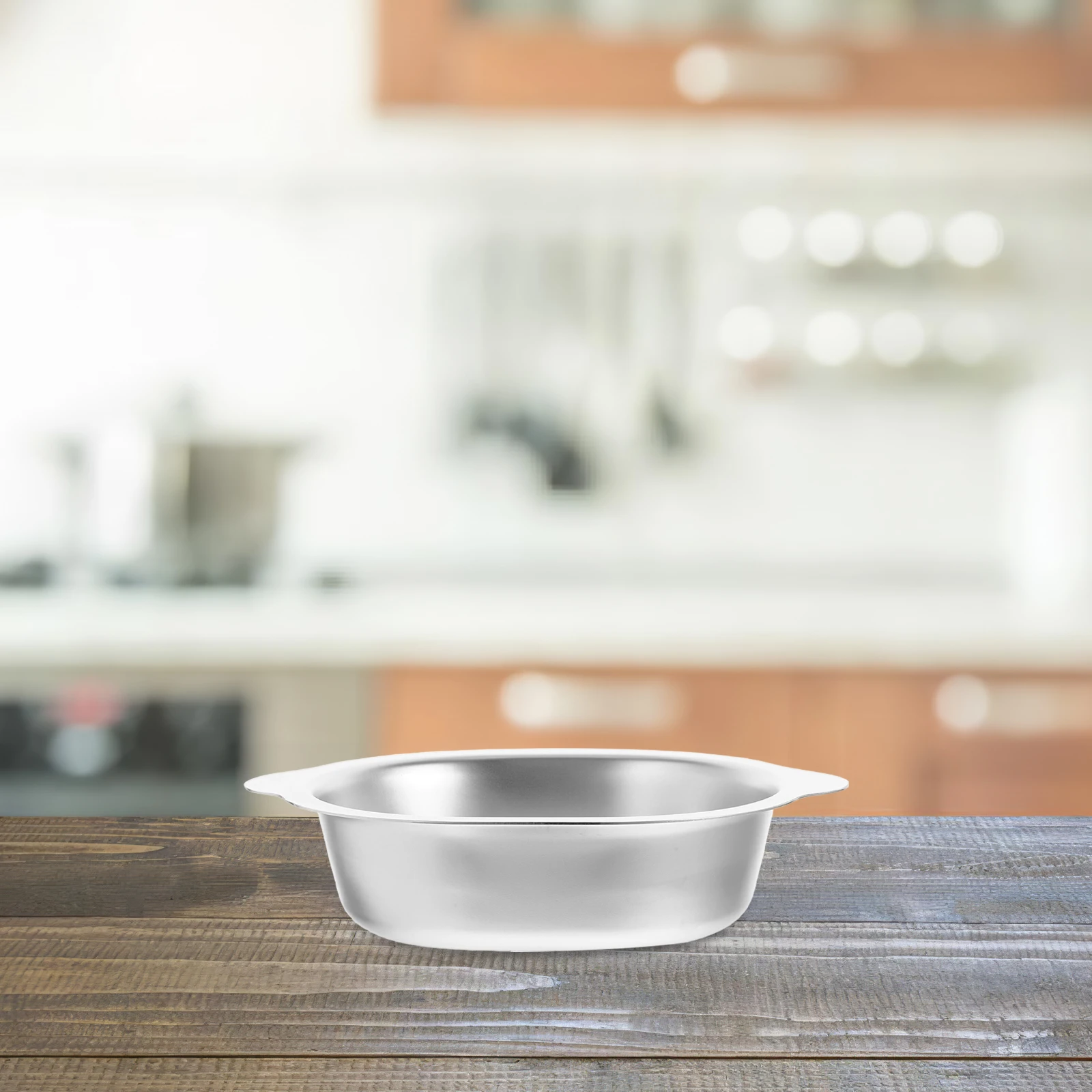 

Stainless Steel Mixing Basin 21Cm Heavy Duty Kitchen Bowl For Salad Vegetable Fruit Washing Food Preparation Korean Style Ramen