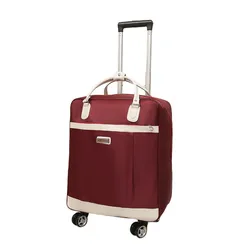 Frauen reisen Trolley Gepäck tasche multifunktion ale Roll gepäck taschen Reisetasche mit Roll rucksack wasserdichter Koffer