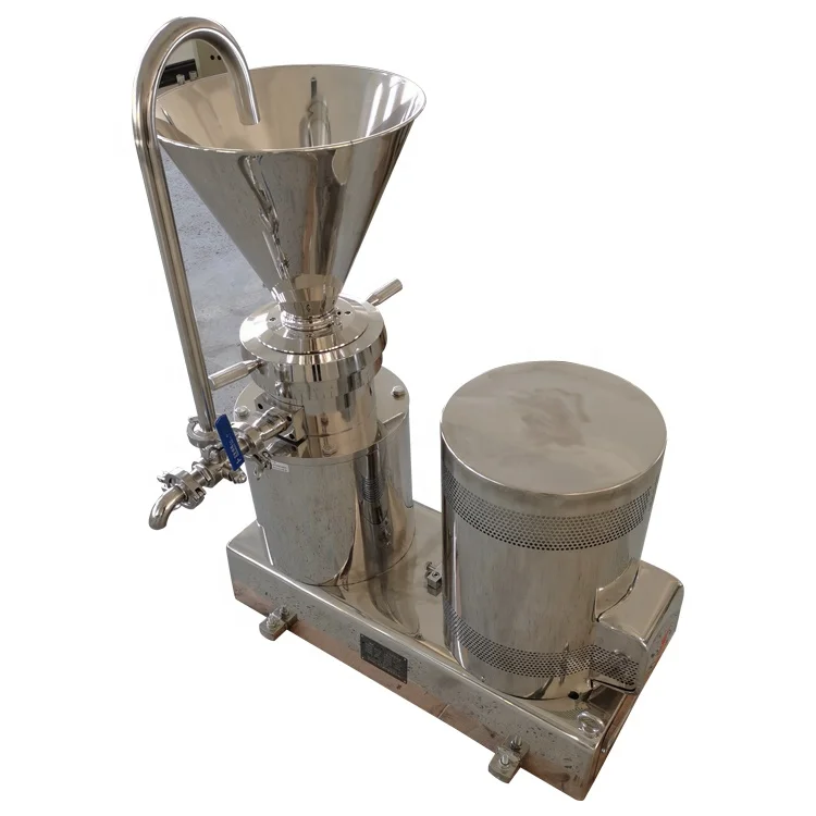 Continuous Small Scale Groundnut Paste Processing Colloid Mill Plant Sesame Tahini Making Machine