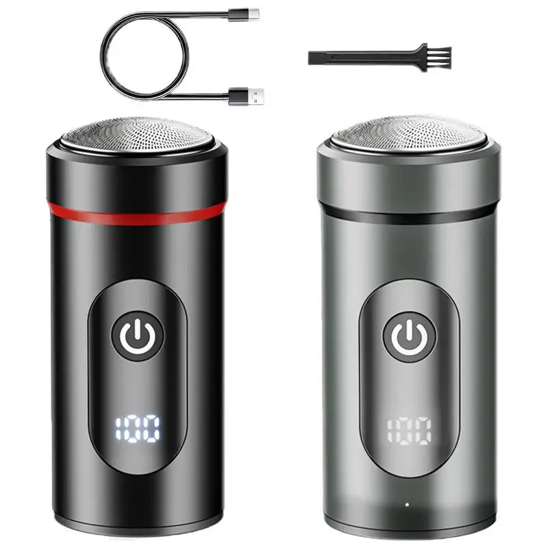 

Электрические бритвы для мужчин, мини-дорожный станок для бритья, моющийся портативный мужской триммер для бороды, бритвы, перезаряжаемые через USB и моющиеся